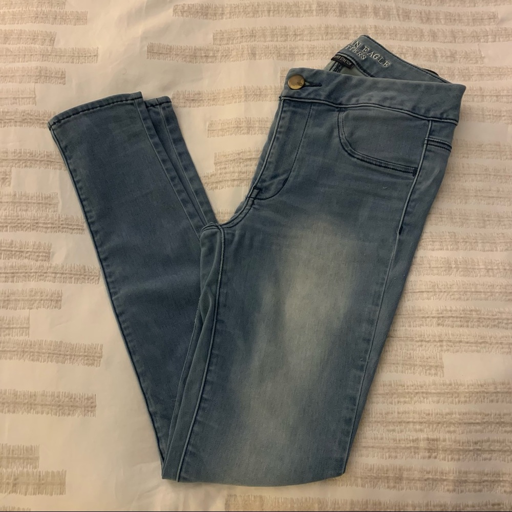 American Eagle “Extreme Legging” Sateen X Jeggings